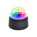 Global Gizmos 45390 Crystal Starball Disco Light/Mini Disco Lights/Battery Operated/Party Light for Kids Birthdays, Family Gatherings, & Christmas / 9cm x 9cm