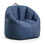 Big Joe Milano Lenox Denim Cobalt Beanbag Chair