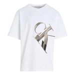 Calvin Klein Jeans Kids Real Monogram T Shirt White 12 Years