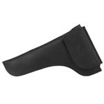 Alto/Tenor Saxophone Neck Pouch made of genuine Crazy Horse Leather by MG Leather Work. Sax Neck Bag, alto tenor saxophone neck holder Saxophone accessories (Tenor, Black)
