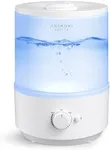 ASAKUKI Humidifiers for Bedroom, 3L Top Fill Cool Mist Humidifiers for Baby Nursery & Plants, 3-IN-1 Quiet Air Humidifier, Oil Diffuser & Night Light for Large Room Home, Auto Shut-off, BPA-Free, 30H