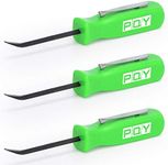 PQY Mini Pocket Pry Bar with Pocket Clip 4.5" Length 3pcs (Green)