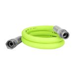 Flexzilla Garden Lead-In Hose, 5/8" X 5', Heavy Duty, Lightweight, Drinking Water Safe-HFZG505YW