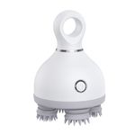 ORIA Electric Scalp Massager, Cordless Handheld Head Massager with Base, 128 Massage Nodes, 3 Kneading Modes, Body Massager for Hair Growth, Stress Release, Portable Pet Massager for Dogs and Cats