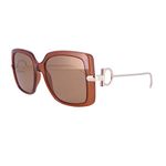 Ferragamo SF913S 210 BROWN 55/18/140 WOMAN Sunglasses