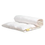 Lancashire Textiles Luxurious Goose Down Duvet 13.5 Tog 100% Cotton Cover With 300 TC Super King Quilt – Anti Allergy Cassette Construction – Super Soft Warm Duvet [260 X 220 Cm; 102 X 86 ]