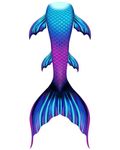 FOLOEO Mermaid Tails for Swimming, No Monofin and Tail Support Plate, Mermaid Costume Girls Swimsuit for Adult & Teen