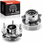 A-Premium 2 x Front Wheel Bearing and Hub Assembly with 5-Lug Compatible with Nissan Altima 2007-2012, L4 2.5L & with 4-Wheel ABS & with 29 Splines, Replace # 513294