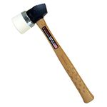 Powernail 3MI Iron White Rubber Capped Mallet for Pneumatic Flooring Nailers & Staplers (2.6 lbs)