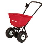 EarthWay 2050P 36 KG Deluxe Heavy-Duty Walk-Behind Commercial Feriliser Spreader Pre-Assembled with Pneumatic Tires, Built-in Side Spread Control for Grass Seed and Fertiliser
