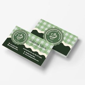 BillyPrint Customize Business Cards Printable Add Photo/Text/Logo Print Your Own Personalized Business Card 14PT 300GSM Glossy Double-Sided Coated 3.5x2 inch-100 PCS