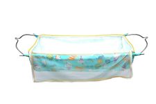 A to Z Hub Baby Hammock Ghodiyu/Khoyu Soft Cotton Cloth Swing Cradle Safety with Mosquito Net Cover with Zippe (Green)