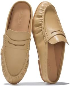 Project Cloud 100% Genuine Leather Penny Loafers for Women Footwear(Becker)