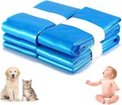 Porcyco Nappy Disposal Bags - Pack of 4 Compatible with All Korbell/Decor/AKORD Models Nappy Buckets, Each Pack Holds 16 Litres for up to 1980 Nappies (Blue)