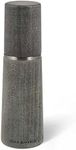 Cole & Mason Marlow Rustic Grey Wood Salt Mill - Balanced Salt Grinder - Refillable Spice Tools - Adjustable Salt Grinder Settings - Dark Grey