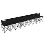 QUICKPLAY PRO Portable Folding Bench Range 2, 4, 6, 9 Seats & 6 Seat Bench Shelter | Fast Set-Up Heavy Duty Bench