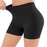 YADIFEN Gym Shorts for Women Cycling Shorts Anti Chafing Shorts Lycra Shorts Ladies Boxer Shorts Underwear Chub Rub Shorts Yoga Shorts Slip Shorts for Women Under Dress Black