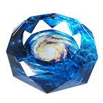 Senliart Crystal Cigar Ashtrays, Cool Ash Tray Holder Outdoors & Indoors 6 inch (Starry2)