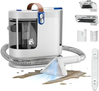 WURESE Portable Carpet Cleaner Machine, Carpet Shampooer, 15Kpa Upholstery Cleaner with 3 Tools, 54oz Large Water Tank, 16.4ft Power Cord, Spot and Stain Deep Cleaner for Rug, Couches, Car, Cyan