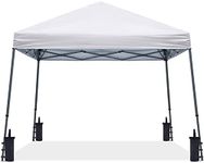 ABCCANOPY Stable Pop up Outdoor Canopy Tent 8 x 8 ft Base / 6 x 6 ft Top, White