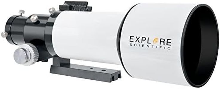 Explore Scientific ED80 Essential Series Air-Spaced Apochromatic 80mm Triplet Refractor Telescope for Astrophotography Astronomy