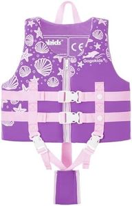Gogokids Toddler Swim Vest, Kids Floaties – Boys & Girls Buoyancy Jacket, Swimming Aid for Pool & Beach, Fits 2-8 Years / 22-60 lbs
