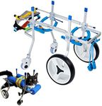 HobeyHove Adjustable 4-Wheel Dog Ca