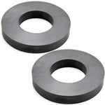 Pullox Magnets OD 60mm x ID 24mm x 13mm Thick (Pack of 2) Round Craft Magnets