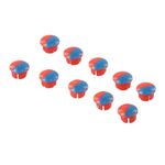 ZYNCUE 10Pcs Hot/Cold Indicator for Faucets, Universal 7mm Hot & Cold Signs Buttons for Kitchen Bathroom Mixer Tap