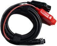 SHEAWA Power Cord -Cable Battery Connecting Line Double Connectors 3M for Daiwa/Shimano Electric Fishing Reels