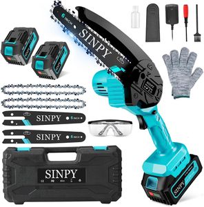 SINPY 6-Inch Mini Cordless Chainsaw – Portable Electric Saw