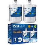 PURELINE LT500P and 9890 Water Filter Replacement with Advance Filtration. Compatible with Kenmore 9890, LG LT500P, LG 5231JA2002A, GEN11042FR-08, LFX25974ST. and More. (2 Pack)