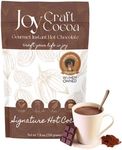 Joy Craft Cocoa Natural Hot Chocolate Mix - Each Bag contains 4 Servings Dairy-Free, Vegan Complete Mixes - Just Add Water – Hot Chocolate Mix 6 oz Each