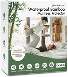 Phantoscope 100% Waterproof Mattress Protector, Cal King, Mattress Cover 3D Air Soft Fabric, Mattress Pad Cover with 18'' Deep Pocket, Noiseless Washable, California King Size