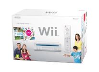 Nintendo Wii Console (White) with Wii Sports and Wii Party