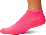 Thorlos Unisex's Experia Xccu Thin Cushion Running Low Cut Socks, Electric Pink (1 Pair), Medium