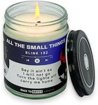 Back to Basics Candles | All The Small Things - 9oz Soy Wax Fir Balsam Scented Candle for Home Decor, Birthday Gifts for Women, Men, Best Friend | Relaxing Aromatherapy Made in USA