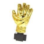 Homoyoyo Gold Trophy Cup Goalkeeper Trophy Prizes for Academy Prize First Place Trophy Award Ceremony Trophies Commemoration Award Gloves Winner Trophys for School Base Aldult