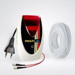 Swarn Jal® (Model : A-RI20M) Electric Water Tank Overflow Alarm, AC 220V Powered, Loud Human Voice, Brass Sensors,Shock Proof, 1 Year Complete Guarantee(Magnetically Isolated Technology)+20 Meter Wire