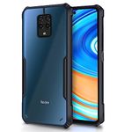 Pikkme Mi Redmi Note 10 Lite/Redmi Note 9 Pro/Note 9 Pro Max Back Cover | Crystal Clear Transparent Back | Ultra Hyrbid | Full Camera Protection | Raised Edge | Bumper Back Case (Black)