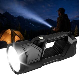 990000 High Lumens Super Bright Rechargeable Spotlight,Handheld Flashlight