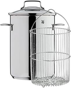WMF - Olla para espárragos con Tapa de Cristal, Ø16cm, 4,5 litros