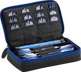 Casemaster Plazma Dart Case Black with Sapphire Zipper