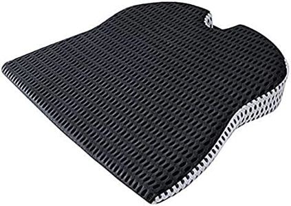 YJWAN Car Wedge Seat Cushion for Car Driver Seat Office Chair Wheelchairs Memory Foam Seat Cushion