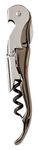 Pulltap's Pulltex Premium Double-Hinged Waiters Corkscrew, Wine Opener and Foil Cutter, Beer Bottle Opener, Graphite