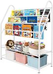 aboxoo Metal Kids Bookshelf Freesta