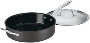 Cuisinart GG33-30H GreenGourmet Hard-Anodized Nonstick 5-1/2-Quart Saute Pan with Helper Handle and Cover