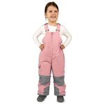 Jan & Jul Windproof Warm Ski Bib Pants for Toddler Girls (Dusty Pink, 4T)