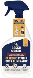 Rocco & Roxie Stain & Odor Eliminator for Strong Odor - Enzyme Pet Odor Eliminator for Home - Carpet Stain Remover for Cats and Dog Pee - Enzymatic Cat Urine Destroyer - Carpet Cleaner Spray