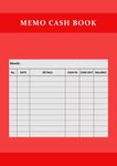 Memo Cash Book A5: Cash In and Out Book | Small Cash Ledger / Petty Cash Book / Simple Book keeping Record Journal | Accounts Bookkeeping for Small ... Sole Trader, Personal (A5 Size) - Red